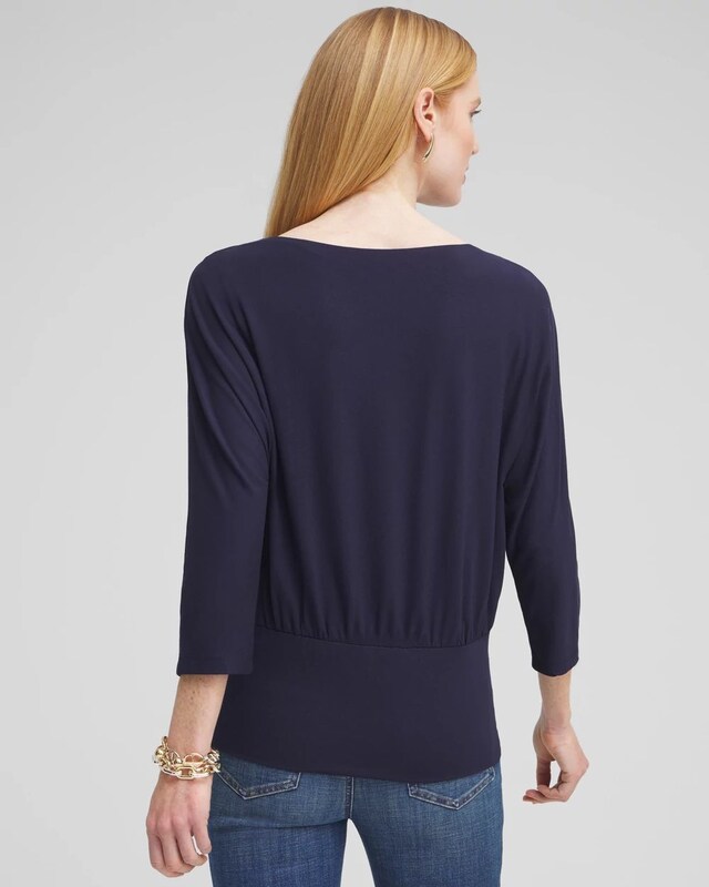 Touch of Cool Banded Hem Top - image 3